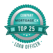 Company Mortgage CX Top 25 Loan Officer Badge